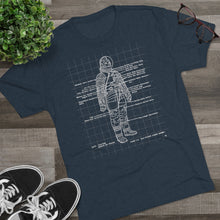 Load image into Gallery viewer, Nasa Apollo space suit Men's Tri-Blend Crew Tee