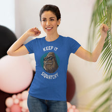 Load image into Gallery viewer, Keep It Squatchy Bigfoot Women's Tri-blend Tee