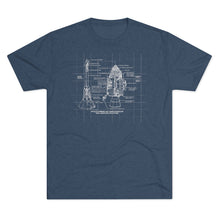 Load image into Gallery viewer, Apollo Command Service Module Space Men's Tri-Blend Crew Tee