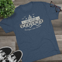 Load image into Gallery viewer, Ogopogo Lake Monster Soft Vintage Men's Tri-Blend Crew Tee