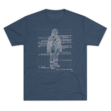 Load image into Gallery viewer, Nasa Apollo space suit Men's Tri-Blend Crew Tee