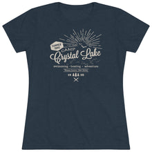 Load image into Gallery viewer, Crystal Lake Summer Camp Vintage Women's Tri-blend Tee