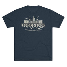 Load image into Gallery viewer, Ogopogo Lake Monster Soft Vintage Men's Tri-Blend Crew Tee
