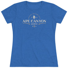 Load image into Gallery viewer, Sasquatch Ape Canyon Vintage Women's Tri-blend Tee