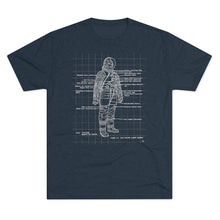 Load image into Gallery viewer, Nasa Apollo space suit Men's Tri-Blend Crew Tee