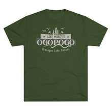 Load image into Gallery viewer, Ogopogo Lake Monster Soft Vintage Men's Tri-Blend Crew Tee