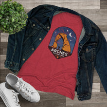 Load image into Gallery viewer, Arches Utah National Park Women's Tri-blend Tee