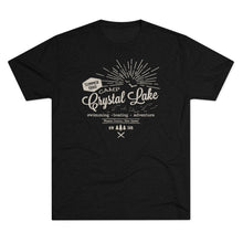 Load image into Gallery viewer, Crystal Lake Summer Camp Vintage Men's Tri-Blend Crew Tee