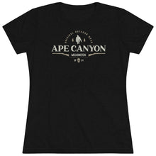 Load image into Gallery viewer, Sasquatch Ape Canyon Vintage Women's Tri-blend Tee