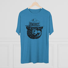 Load image into Gallery viewer, Smokey The Bear Tri-Blend  Men's Shirt Tri-Blend Crew Tee