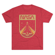 Load image into Gallery viewer, Classic Nasa Space Shuttle Shirt Men's Tri-Blend Crew Tee