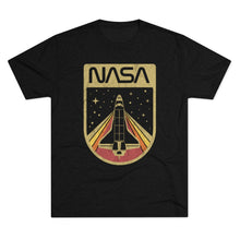 Load image into Gallery viewer, Classic Nasa Space Shuttle Shirt Men's Tri-Blend Crew Tee