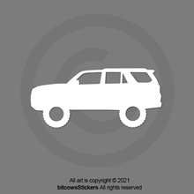 Load image into Gallery viewer, 4Runner Windshield Window Decal Sticker  Easter Egg (2 count) bitcowsstickers.com