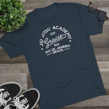Load image into Gallery viewer, Gracie Brazil Jiu Jitsu Men's Tri-Blend Crew Tee