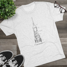 Load image into Gallery viewer, Apollo Command and Service Module (CSM) Men's Tri-Blend Crew Tee
