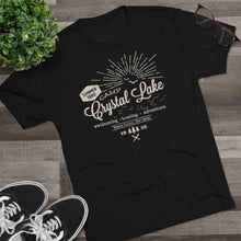 Load image into Gallery viewer, Crystal Lake Summer Camp Vintage Men's Tri-Blend Crew Tee