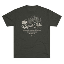Load image into Gallery viewer, Crystal Lake Summer Camp Vintage Men's Tri-Blend Crew Tee