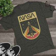 Load image into Gallery viewer, Classic Nasa Space Shuttle Shirt Men's Tri-Blend Crew Tee
