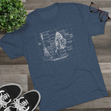 Load image into Gallery viewer, Apollo Command Service Module Space Men's Tri-Blend Crew Tee