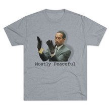 Load image into Gallery viewer, OJ Simpson Mostly Peaceful Shirt Men's Tri-Blend Crew Tee