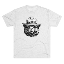 Load image into Gallery viewer, Smokey The Bear Tri-Blend  Men's Shirt Tri-Blend Crew Tee