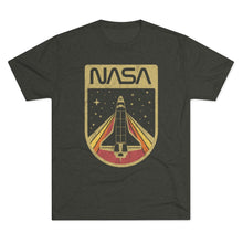 Load image into Gallery viewer, Classic Nasa Space Shuttle Shirt Men's Tri-Blend Crew Tee