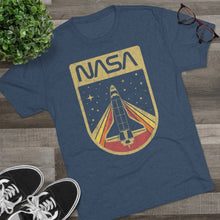 Load image into Gallery viewer, Classic Nasa Space Shuttle Shirt Men's Tri-Blend Crew Tee