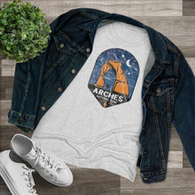 Load image into Gallery viewer, Arches Utah National Park Women's Tri-blend Tee