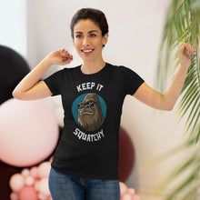 Load image into Gallery viewer, Keep It Squatchy Bigfoot Women's Tri-blend Tee