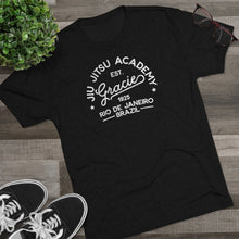 Load image into Gallery viewer, Gracie Brazil Jiu Jitsu Men's Tri-Blend Crew Tee