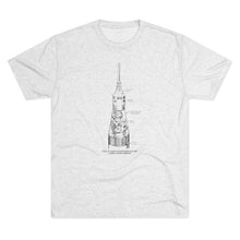 Load image into Gallery viewer, Apollo Command and Service Module (CSM) Men's Tri-Blend Crew Tee