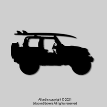 Load image into Gallery viewer, Open Doorless Jeep Replacement Windshield Hanger Sticker Easter Egg (2 count)