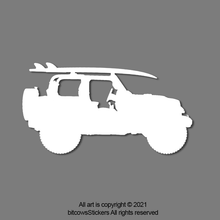 Load image into Gallery viewer, Open Doorless Jeep Replacement Windshield Hanger Sticker Easter Egg (2 count)