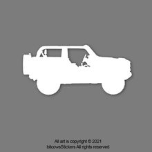 Load image into Gallery viewer, Ford Bronco Open Topless Doorless Replacement Windshield Decal Sticker Easter Egg (2 count)