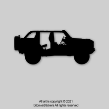Load image into Gallery viewer, Ford Bronco Open Topless Doorless Replacement Windshield Decal Sticker Easter Egg (2 count)