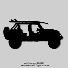 Load image into Gallery viewer, Open Doorless Jeep Replacement Windshield Hanger Sticker Easter Egg (2 count)