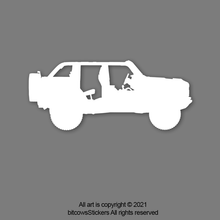 Load image into Gallery viewer, Ford Bronco Open Topless Doorless Replacement Windshield Decal Sticker Easter Egg (2 count)