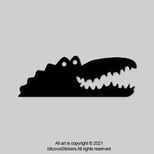 Load image into Gallery viewer, Florida Crocodile Windshield Decal Window Sticker