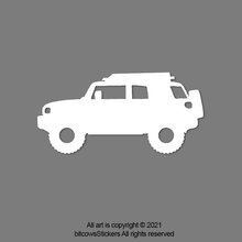 Load image into Gallery viewer, FJ Cruiser No Hill Windshield Decal Sticker Easter Egg (2 count )