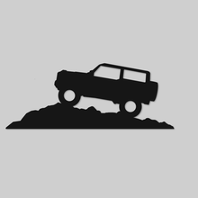 Load image into Gallery viewer, Ford Bronco 2 and 4 door Windshield Decal Sticker Easter Egg (2 count) bitcowsstickers.com