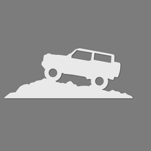Load image into Gallery viewer, Ford Bronco 2 and 4 door Windshield Decal Sticker Easter Egg (2 count) bitcowsstickers.com