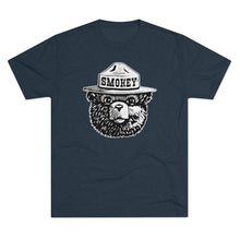 Load image into Gallery viewer, Smokey The Bear Tri-Blend  Men's Shirt Tri-Blend Crew Tee