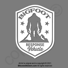 Load image into Gallery viewer, Big Foot Response Vehicle Vinyl Decal, Window Bumper Sticker