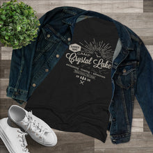 Load image into Gallery viewer, Crystal Lake Summer Camp Vintage Women's Tri-blend Tee