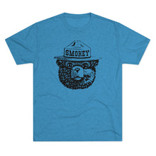 Load image into Gallery viewer, Smokey The Bear Tri-Blend  Men's Shirt Tri-Blend Crew Tee