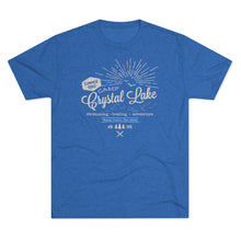 Load image into Gallery viewer, Crystal Lake Summer Camp Vintage Men's Tri-Blend Crew Tee