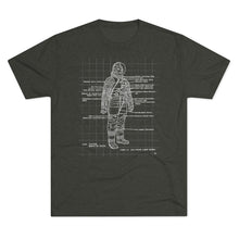 Load image into Gallery viewer, Nasa Apollo space suit Men's Tri-Blend Crew Tee