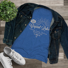 Load image into Gallery viewer, Crystal Lake Summer Camp Vintage Women&#39;s Triblend Tee
