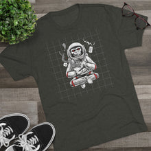 Load image into Gallery viewer, Space monkey Apollo 8 astronaut  Men's Tri-Blend Crew Tee
