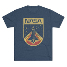 Load image into Gallery viewer, Classic Nasa Space Shuttle Shirt Men's Tri-Blend Crew Tee